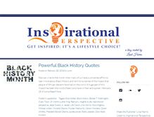 Tablet Screenshot of inspirationalperspective.com
